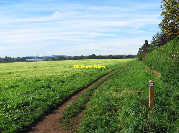 Photo 6"x4" Bridleway at edge of field, Spennells, Kidderminster Kidderminster c2013