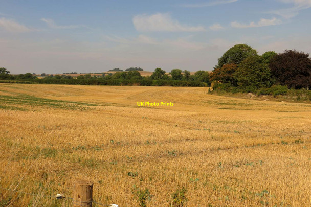 Photo 6"x4" Arable field by Mackney Court Mackney c2013