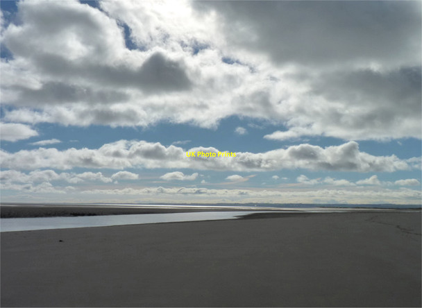 Photo 6"x4" Sand and salt water Powie Burn c2013