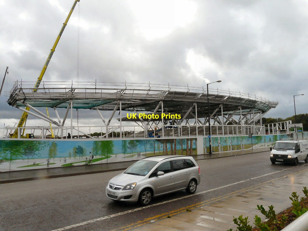 Photo 6"x4" Stadium Construction Droylsden c2013