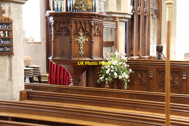 Photo 6"x4" St Andrew, Hatfield Peverel - Pulpit Hatfield Peverel c2013