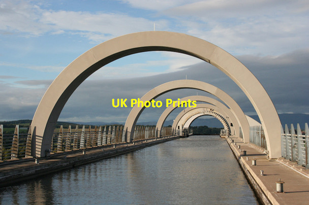 Photo 6"x4" Falkirk Wheel Aqueduct Tamfourhill c2013