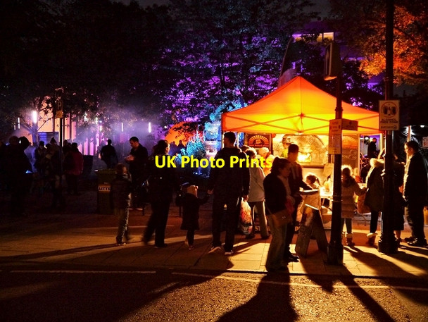 Photo 6"x4" Bury Light Night 2013 Bury\/SD8010 c2013