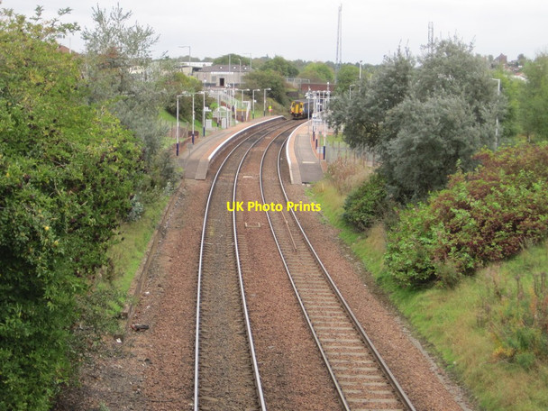 Photo 6"x4" Bargeddie railway station, North Lanarkshire, 2013 Coatbridge c2013
