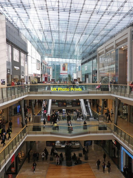 Photo 6"x4" Interior, Birmingham Bull Ring shopping centre Birmingham c2013