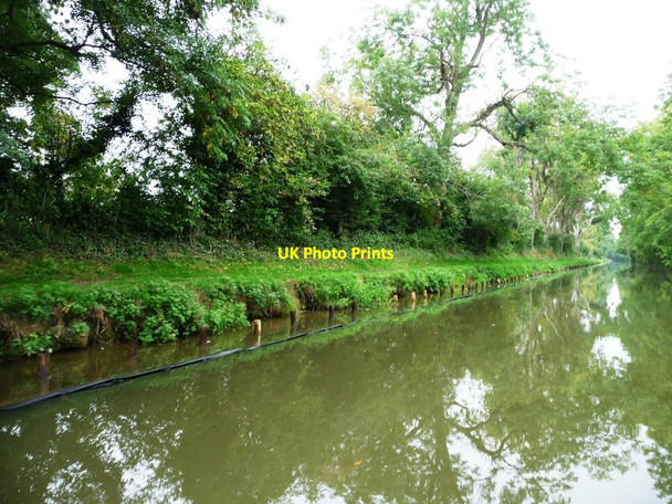 Photo 6"x4" Partially repaired south bank, Kennet & Avon canal Milkhouse Water c2013