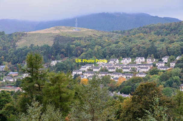 Photo 6"x4" Caerlee Hill from Pirn Hill, Innerleithen Innerleithen c2013