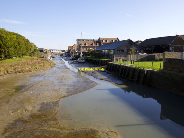 Photo 6"x4" Low tide in Faversham Creek Faversham c2013