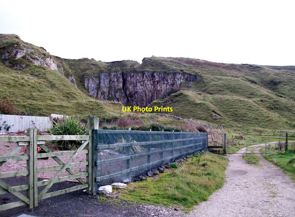 Photo 6"x4" A disused white limestone quarry at Ballintoy Harbour Ballintoy c2013