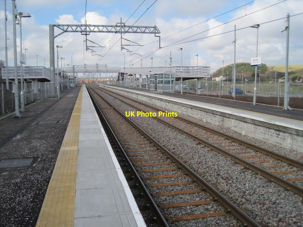 Photo 6"x4" Blackridge railway station, West Lothian Westrigg c2011