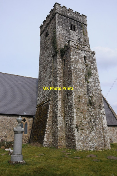 Photo 6"x4" The tower of Llawhaden church Llawhaden c2013