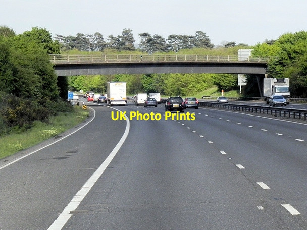 Photo 6"x4" Roughetts Road Bridge Over the M20 Addington\/TQ6559 c2013