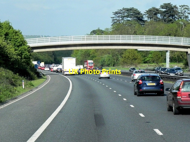 Photo 6"x4" M20, Old School Lane Bridge Ryarsh c2013