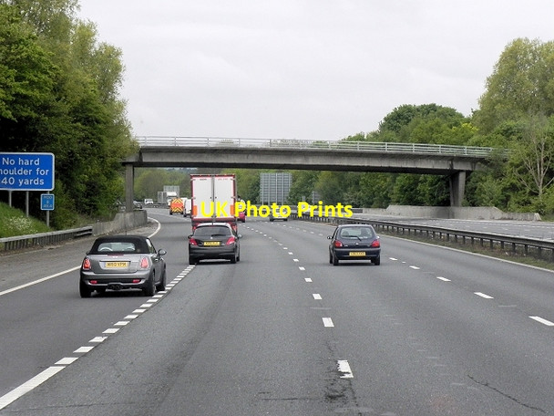 Photo 6"x4" Birling Road Bridge over the M20 Birling\/TQ6860 c2013