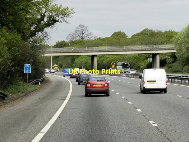 Photo 6"x4" Hockers Lane Bridge, Northbound M20 Detling c2013