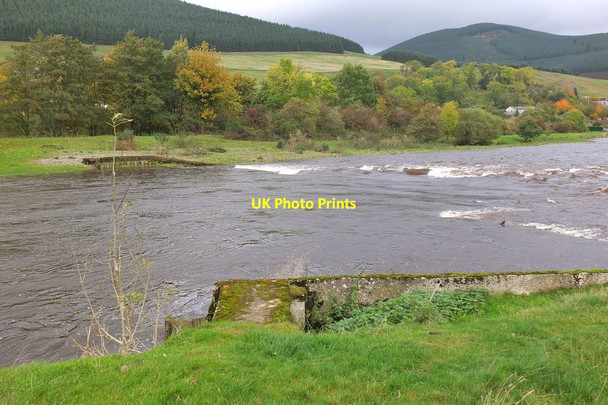 Photo 6"x4" Cauld on the Tweed, Walkerburn Innerleithen c2013