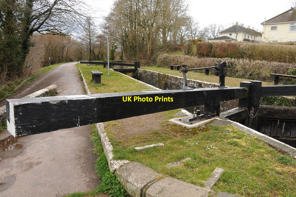 Photo 6"x4" Lock at Crindau Park Newport\/Casnewydd c2013