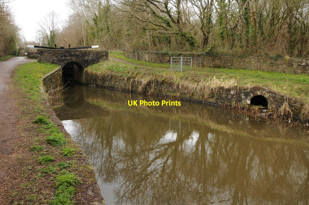 Photo 6"x4" Lock on Monmouthshire and Brecon Canal Bettws\/ST2990 c2013