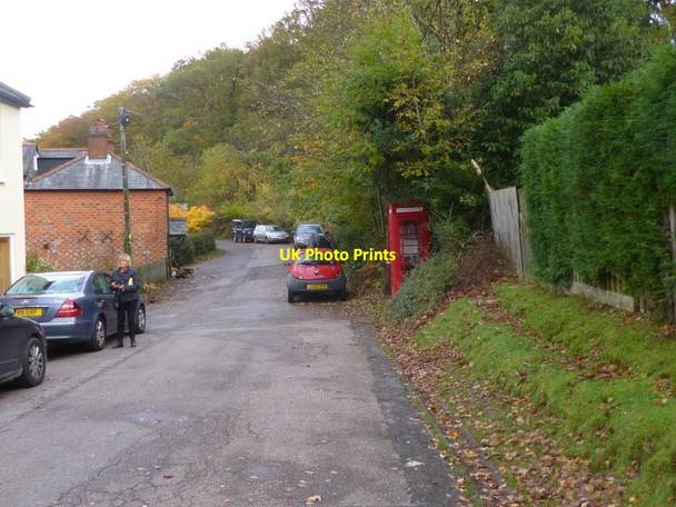 Photo 6"x4" Emery Down, former phone box Emery Down c2013