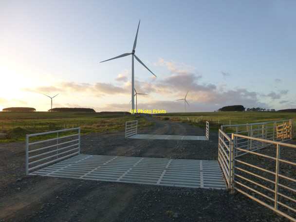 Photo 6"x4" Infrastructure on wind farm North Charlton c2013