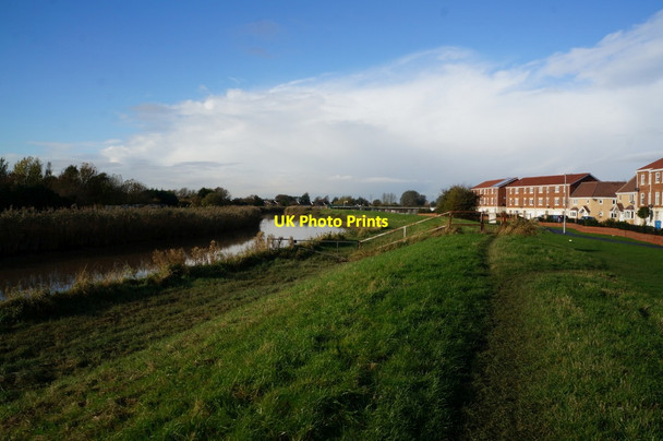 Photo 6"x4" The riverside path towards Kingswood Kingswood\/TA0834 c2013