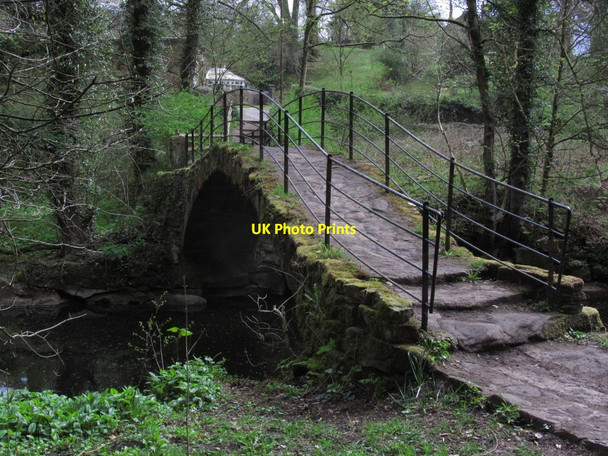 Photo 6"x4" Roman Bridge over the R Goyt near Marple Marple c2013