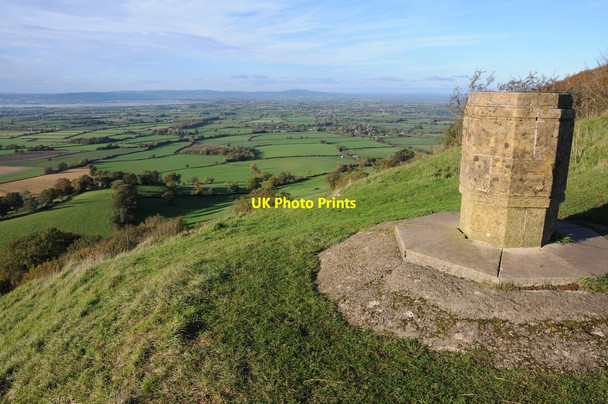 Photo 6"x4" Toposcope on Coaley Peak Coaley Peak c2013