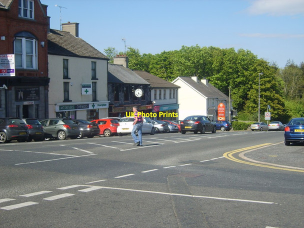 Photo 6"x4" Crossing the busy Mill Hill (A25) at the centre of Castlewellan Castlewellan c2013