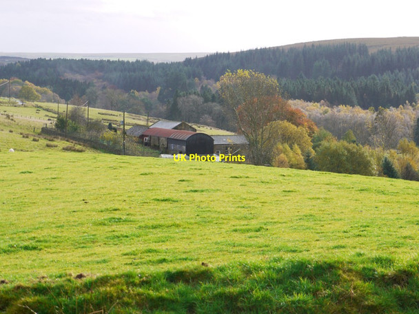 Photo 6"x4" Shipley Shiels from north-west Greenhaugh\/NY7987 c2013