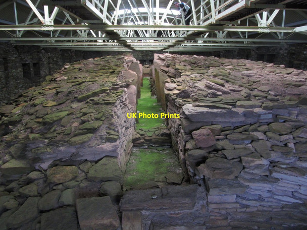 Photo 6"x4" Rousay; In building housing Mid Howe Cairn Wasbister\/HY3932 c2013