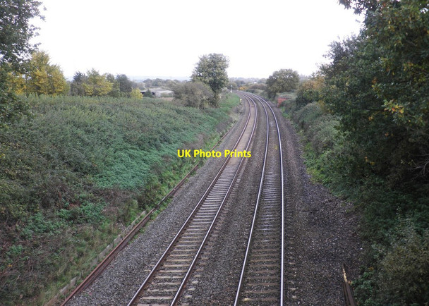 Photo 6"x4" Main line from Exeter to Taunton Wellington\/ST1420 c2013