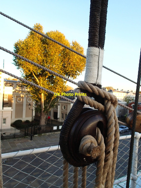 Photo 6"x4" Winch on the Cutty Sark Greenwich\/TQ3977 c2013