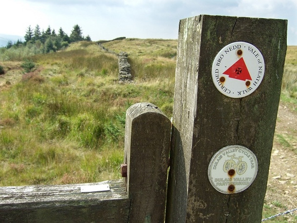 Photo 6"x4" Cerdded Bro Nedd, Sarn Helen Roman Road Abergarwed c2008