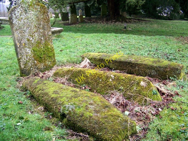 Photo 6"x4" Tombs in the Churchyard of St Mary's Church Donhead St Mary c2009