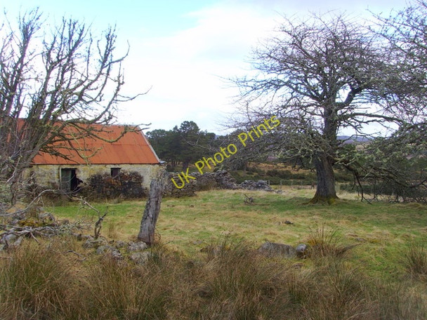 Photo 6"x4" Abandoned croft near Acharry Mur Ospisdale c2009