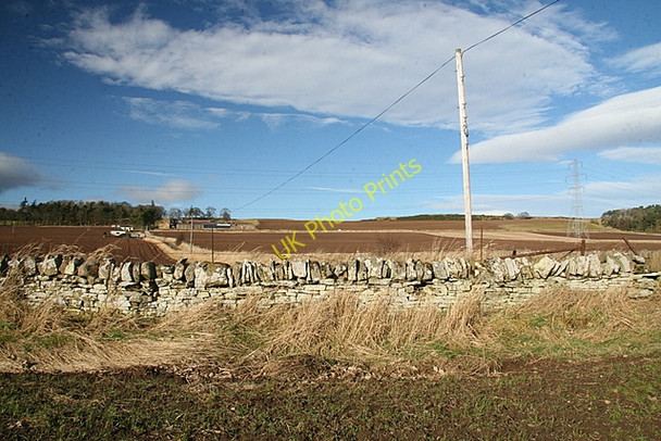 Photo 6"x4" Dry stone wall, Lunanhead Lunanhead c2009