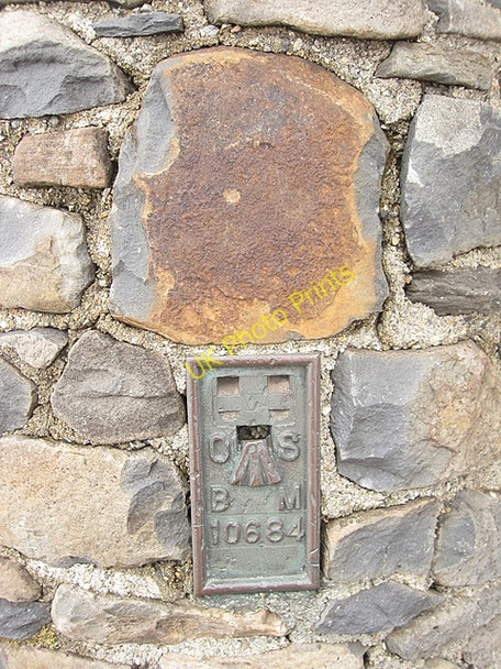 Photo 6"x4" Flush bracket on Yr Wyddfa summit Gwastadnant c2009