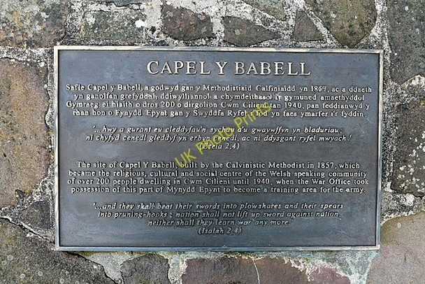 Photo 6"x4" Babell chapel Llandeilo'r-Fan c2009