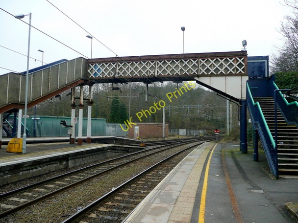 Photo 6"x4" Footbridge at Kidsgrove Station Kidsgrove c2009