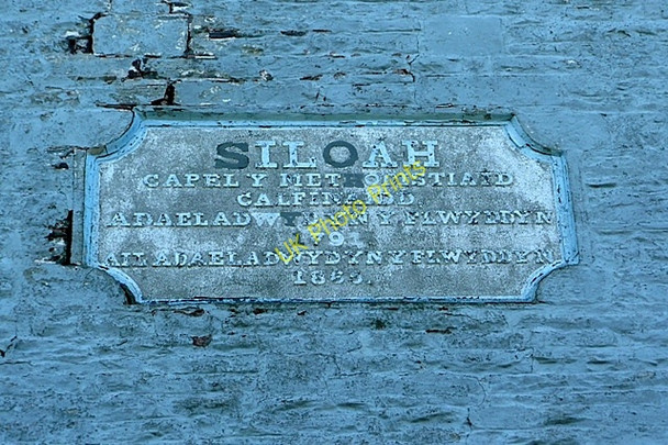 Photo 6"x4" Siloah chapel detail Merthyr Cynog c2009