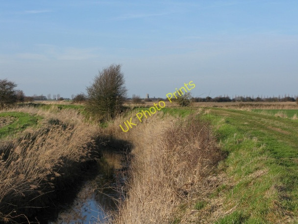 Photo 6"x4" Looking NNW across Chislet Marshes Marshside\/TR2266 c2009