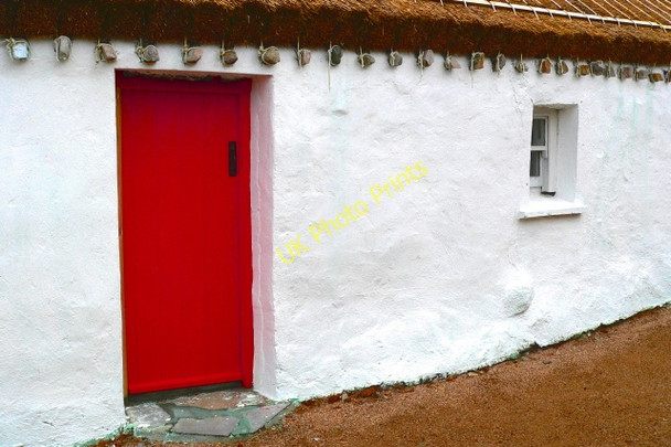 Photo 6"x4" Brinlack - 4-room thatched-roof cottage Brinlack c2005