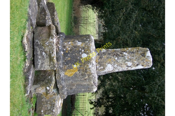 Photo 6"x4" Stone Cross, All Saints Church, Enford Littlecott\/SU1451 c2009