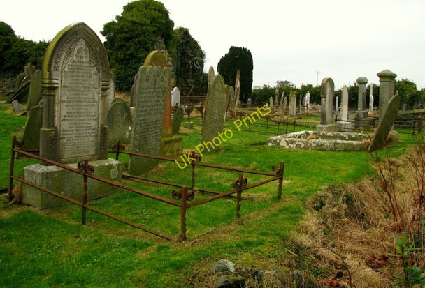 Photo 6"x4" Whitechurch Cemetery near Ballywalter Ballywalter c2009