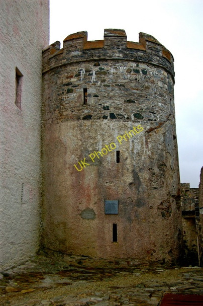 Photo 6"x4" Doe Castle - SE view of tower at entrance Creeslough c2008
