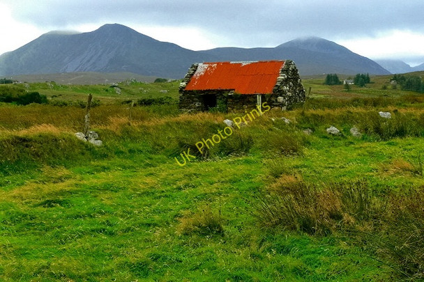 Photo 6"x4" Road from Falcarragh SE to R251 - Building Carrowcannon c2005