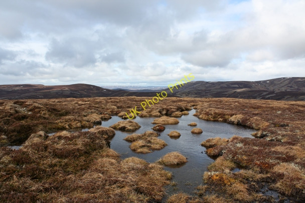 Photo 6"x4" Bog, Tom an t-Suidhe Mhoir Bridge of Brown c2009