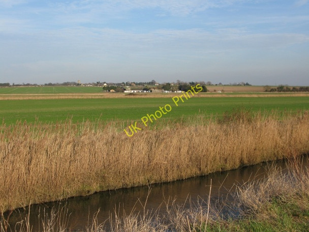 Photo 6"x4" View across River Wantsum to Down Barton and St Nicholas at Wade Potten Street c2009