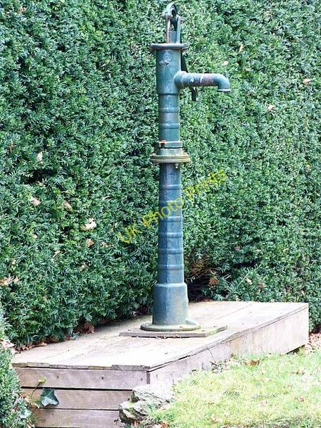 Photo 6"x4" Pump, St Paul's Church, Bisterne Bisterne c2009