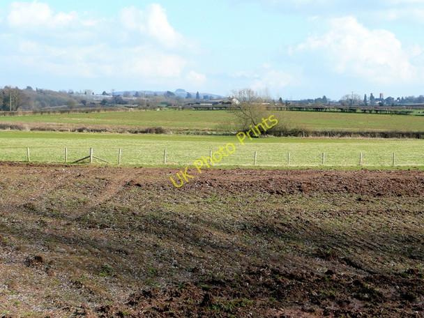 Photo 6"x4" Flood defence earthworks Ross-on-Wye c2009